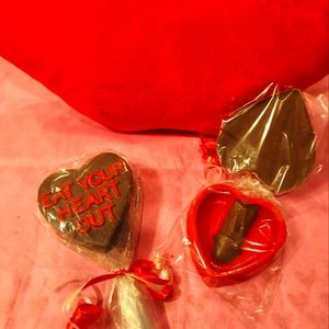 Chocolate Heart Lollipop